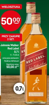 Whisky Johnnie Walker Red Label promocja w Żabka
