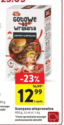 Szarpana wieprzowina Gotowe do Wrąbania promocja w Intermarche