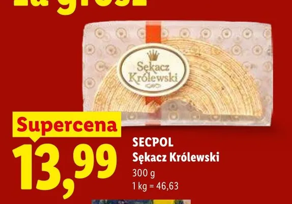 Sękacz Królewski Secpol promocja w Lidl