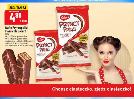 Wafle Pryncypałki Classic Dr Gerard promocja w POLOmarket