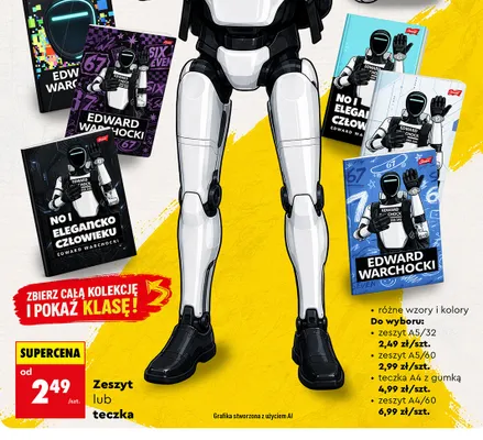 Teczka A4 z gumką promocja w Biedronka
