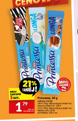 Baton Princessa Longa Zebra promocja w Twój Market