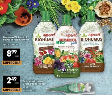 Nawóz do roślin Biohumus promocja w Delikatesy Centrum