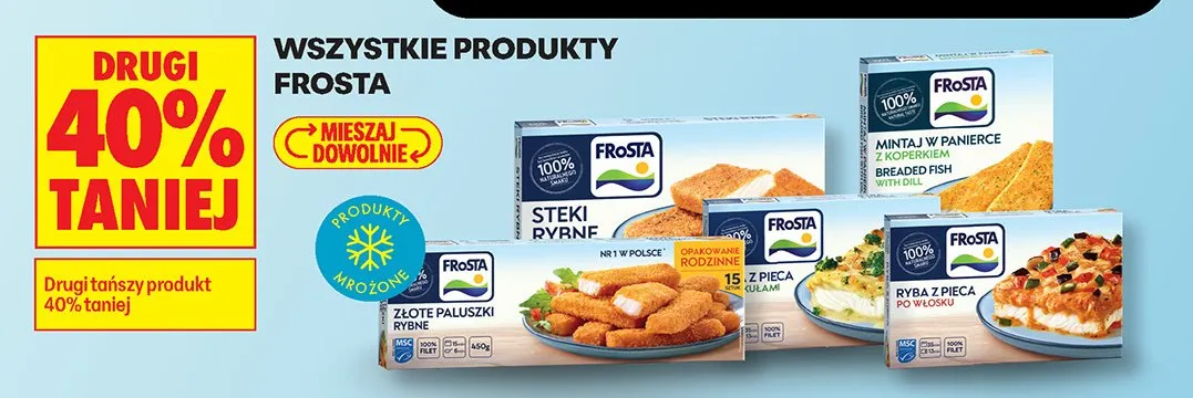 Produkty Frosta promocja w Biedronka