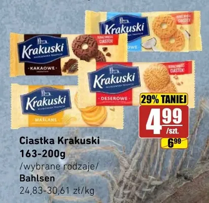 Ciastka Krakuski Kakaowe promocja w API Market