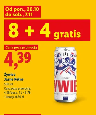Piwo Żywiec promocja w Lidl
