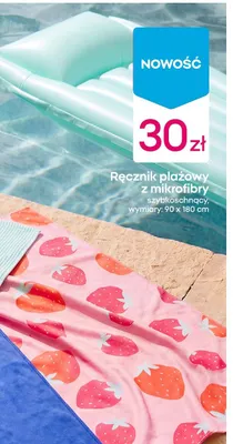 Ręcznik plażowy z mikrofibry szybkoschnący promocja w Pepco