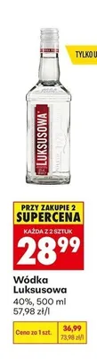 Wódka Luksusowa promocja w Biedronka