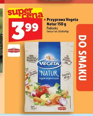 Przyprawa Vegeta Natur Podravka promocja w TOPAZ