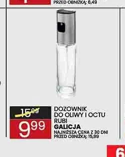 Dozownik do oliwy i octu Rubi Galicja promocja w Wafelek