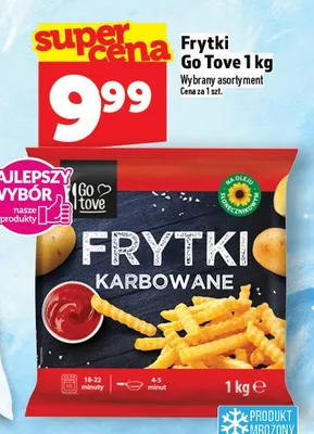 Frytki karbowane Go Tove promocja w TOPAZ