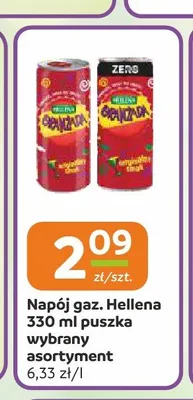 Napój gazowany Oranżada Hellena Żółta promocja w Społem Częstochowa