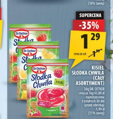 Kisiel Słodka Chwila Dr. Oetker promocja w Arhelan