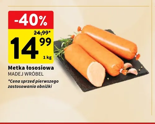 Metka łososiowa Madej Wróbel promocja w Intermarche