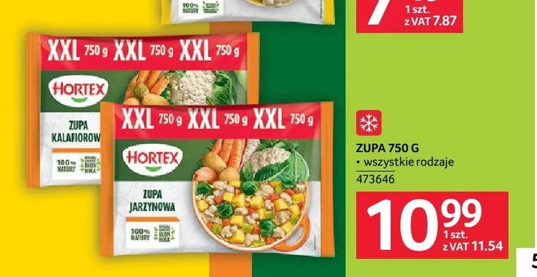 Zupa jarzynowa Hortex XXL promocja w Selgros