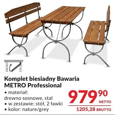 Komplet biesiadny Bawaria METRO Professional promocja w Makro