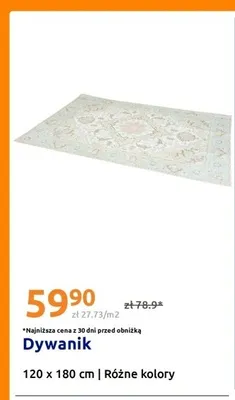 Dywanik 120x180 cm promocja w Action