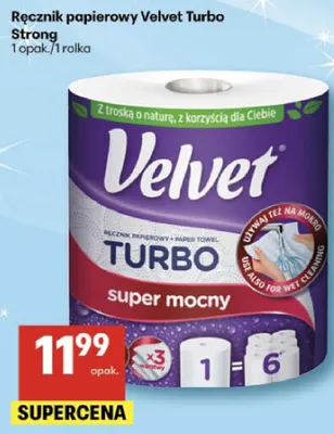 Ręcznik papierowy Turbo Strong super mocny promocja w Delikatesy Centrum