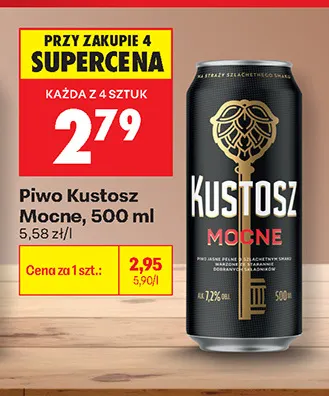 Piwo Kustosz Mocne promocja w Biedronka