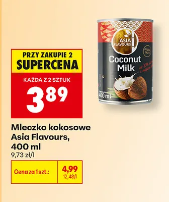 Mleczko kokosowe Asia Flavours promocja w Biedronka