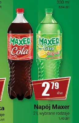 Napój Maxer promocja w Premium Nasz Sklep
