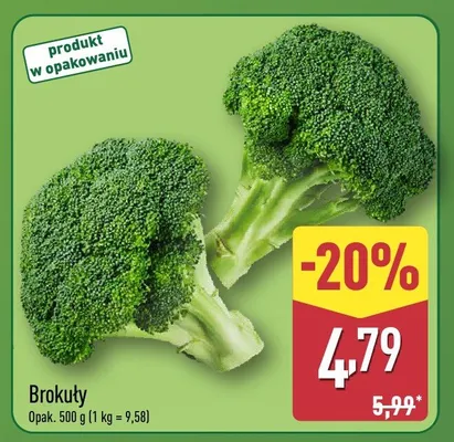 Brokuły promocja w Aldi