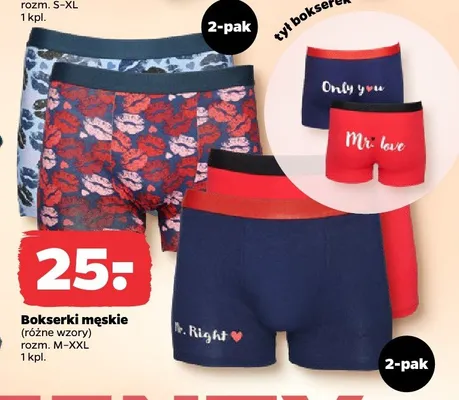 Bokserki męskie 2-pak promocja w Netto