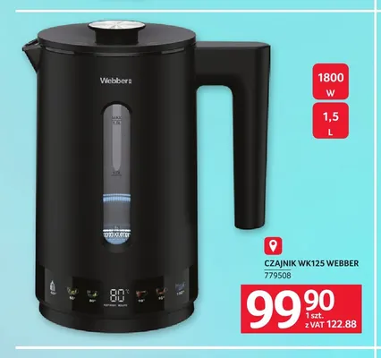 Czajnik WK125 Webber promocja w Selgros