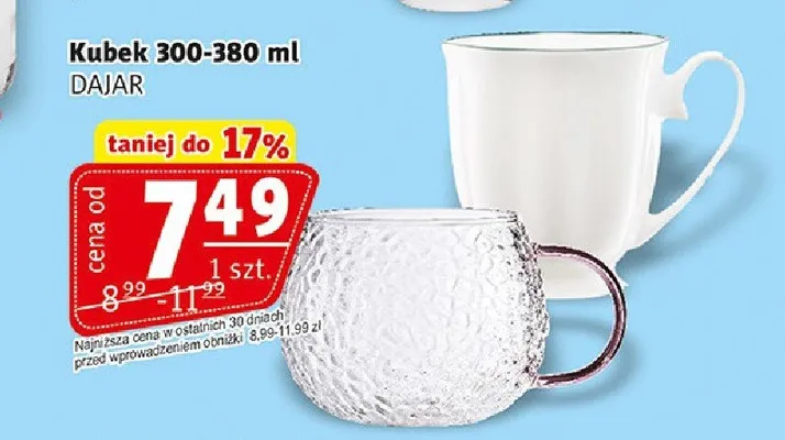 Kubek Dajar 300-380 ml promocja w Prim Market