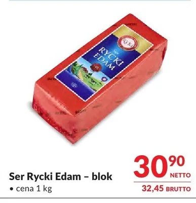 Ser Rycki Edam blok promocja w Makro