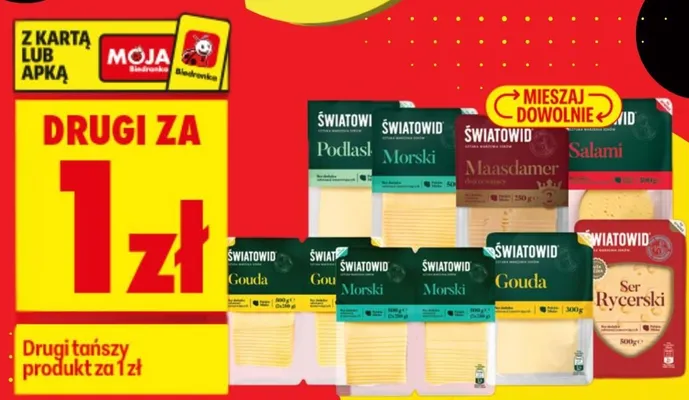Ser Podlaski Światowid promocja w Biedronka