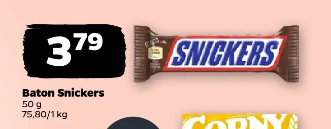 Baton Snickers promocja w Netto