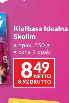 Kiełbasa Idealna Skolim JBB Bałdyga promocja w Makro