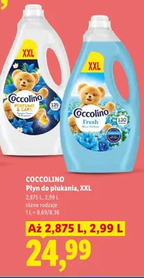 Płyn do płukania Coccolino Perfume Care Passion Flower & Bergamot XXL promocja w Lidl