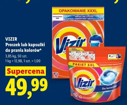Proszek lub kapsułki do prania kolorów różne rodzaje promocja w Lidl