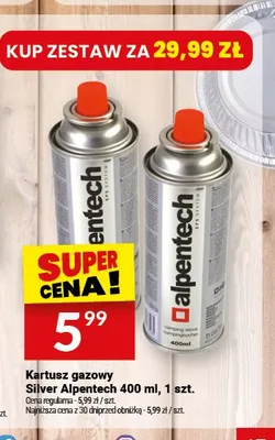 Kartusz gazowy Silver Alpentech promocja w Twój Market