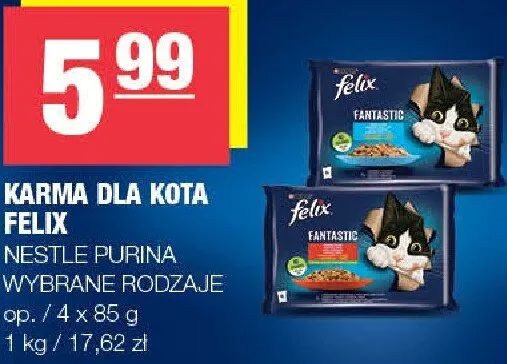 Karma dla Kota Felix Nestle Purina promocja w SPAR