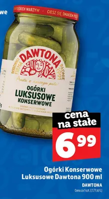 Ogórki konserwowe luksusowe Dawtona promocja w TOPAZ