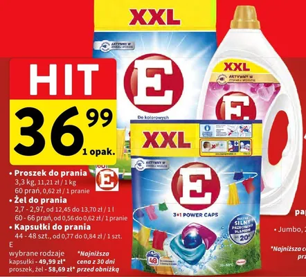 Proszek do prania promocja w Intermarche