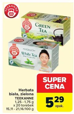 Herbata biała promocja w Carrefour
