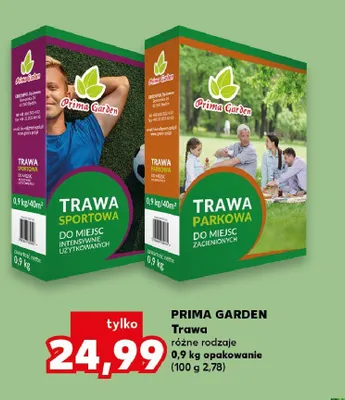 Trawa sportowa Prima Garden promocja w Kaufland