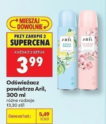 Odświeżacz powietrza Aril Japanese Garden promocja w Biedronka