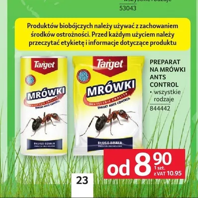 Preparat na mrówki Target Ants Control promocja w Selgros