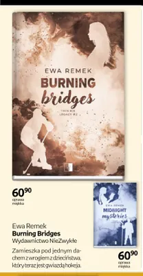 Książka Burning Bridges Ewa Remek promocja w Empik