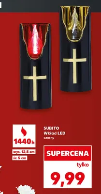 Wkład LED czarny Subito promocja w Kaufland