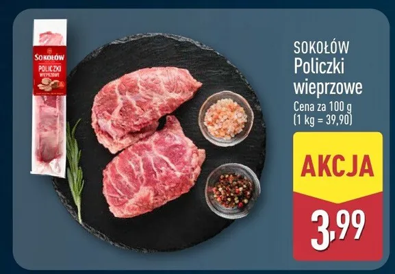 Policzki wieprzowe promocja w Aldi