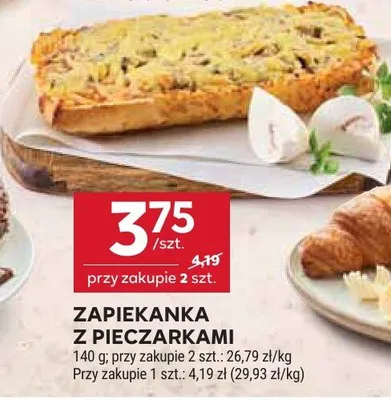 Zapiekanka z pieczarkami promocja w Stokrotka