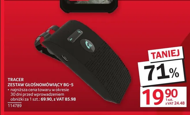 Zestaw głośnomówiący TRACER BG-5 promocja w Selgros