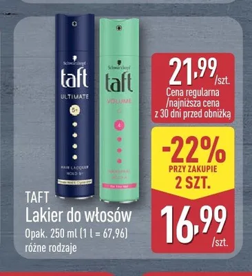 Lakier do włosów extra shine Povabe promocja w Aldi