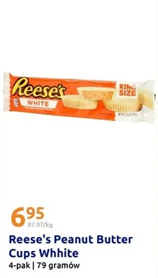 Ciasteczka Peanut Butter Cups White promocja w Action